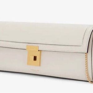 DeMellier Paris Smooth Leather Shoulder Bag White